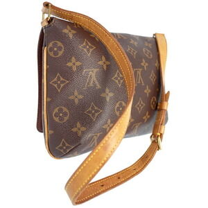 Louis Vuitton Brown Short Leather Tango Shoulder Bag Musette Monogram